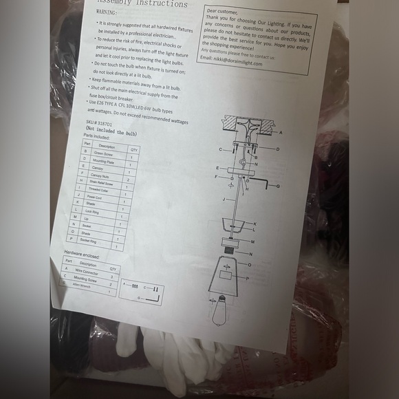 3 Pack 1 Light Modern Cylindrical Pendant with Clear Glass Black Finish *NEW* - Picture 7 of 7